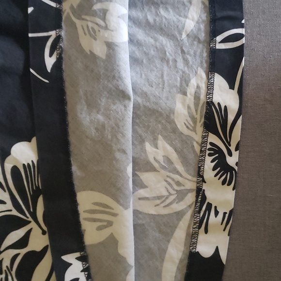 Gap Factory Store blue white floral size 12 100% cotton lightweight - Picture 9 of 11